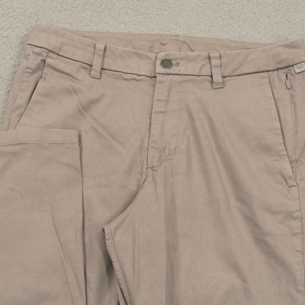 Lululemon Mens Pants 31x32 Commission Slim Oxford Lightweight Grey Beige Trouser